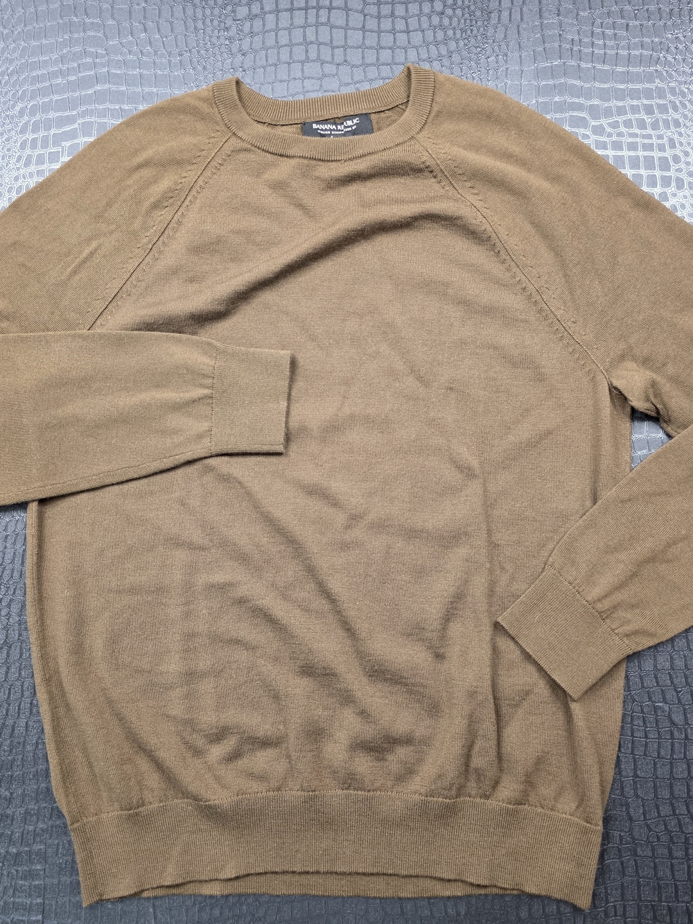 Banana Republic By Baruffa Italian Merino Wool Sweater Brown Size Large
